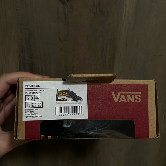 Brand New Infant Sunflower Vans - Picture 4 of 4